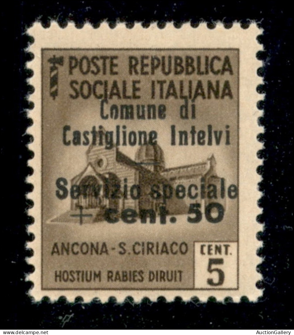 Emissioni Locali - Castiglione D'Intelvi - 1945 - 5 + 50 Cent (1) - Gomma Integra - Autres & Non Classés