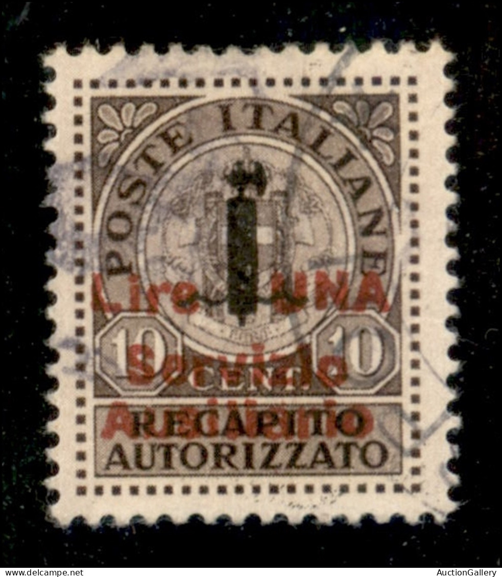 Emissioni Locali - Guidizzolo - 1945 - 1 Lira Su 10 Cent (2) Usato - Sonstige & Ohne Zuordnung