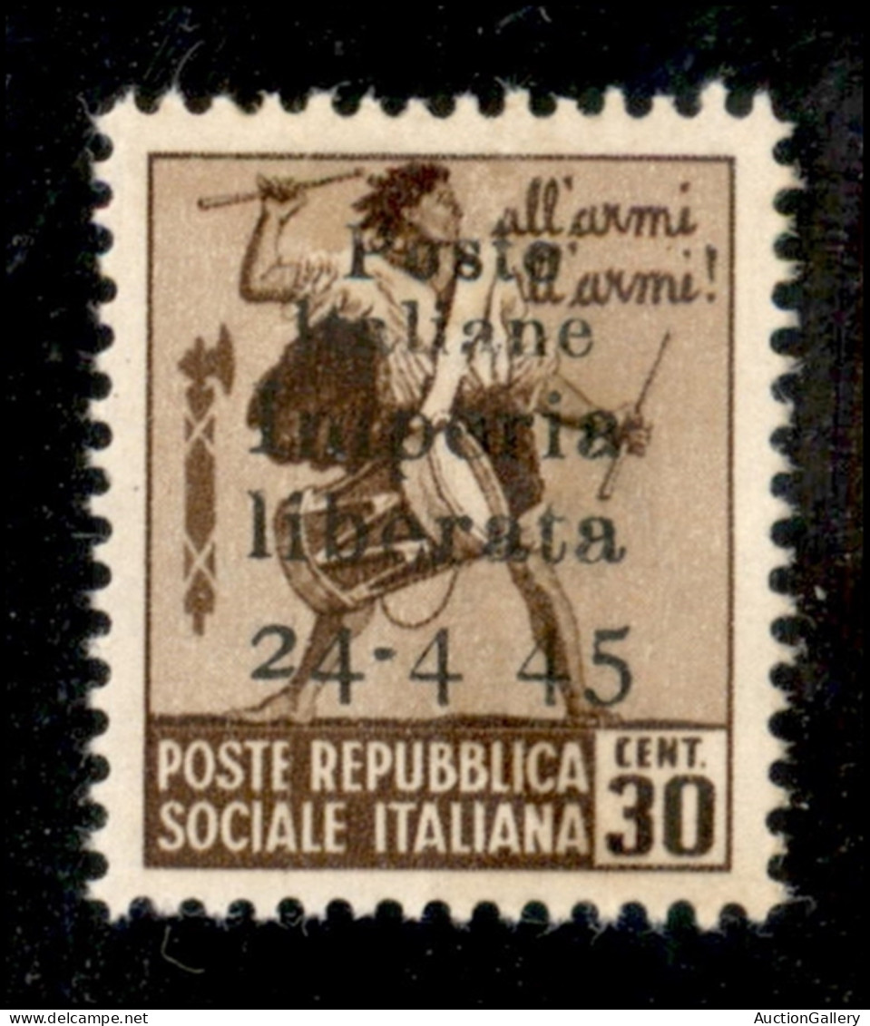 C.L.N. - Imperia - 1945 - 30 Cent (5dc) - Senza Trattino Tra 4 E 45 - Gomma Originale - Andere & Zonder Classificatie