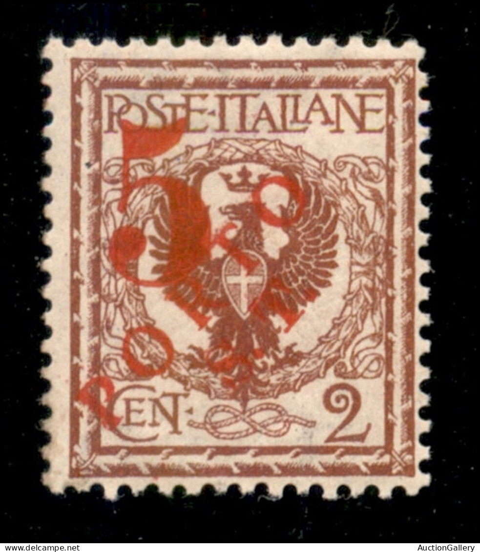 Occupazioni I Guerra Mondiale - Trentino-Alto Adige - 1919 - 5 Porto S.T. Su 2 Cent Segnatasse (145) - Gomma Originale - Other & Unclassified