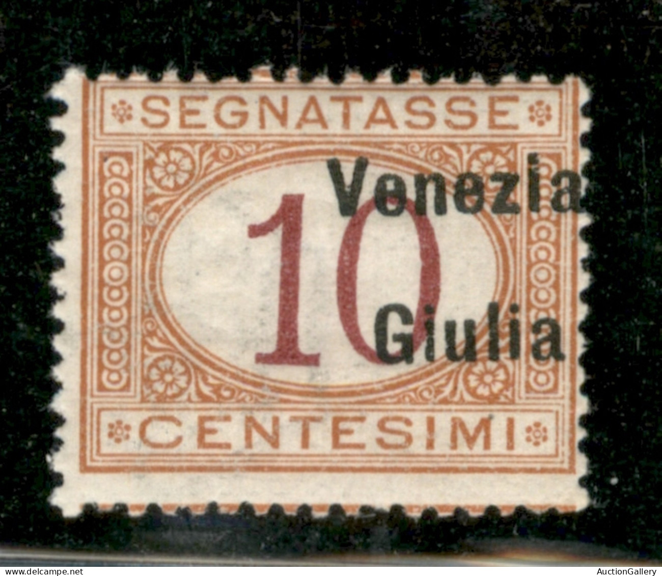 Occupazioni I Guerra Mondiale - Venezia Giulia - 1918 - 10 Cent Segnatasse (2 E) - Soprastampa A Destra - Gomma Integra - Other & Unclassified
