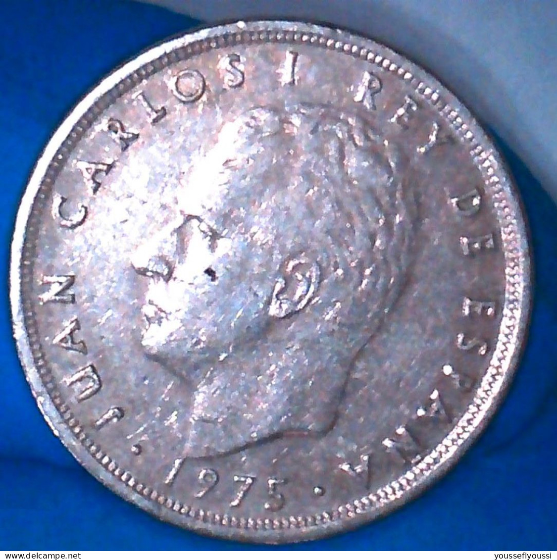 5 Pesetas Del Rey Juan Carlos I, Del Año 1975. Escudo Con Estrella *76 -  Collections