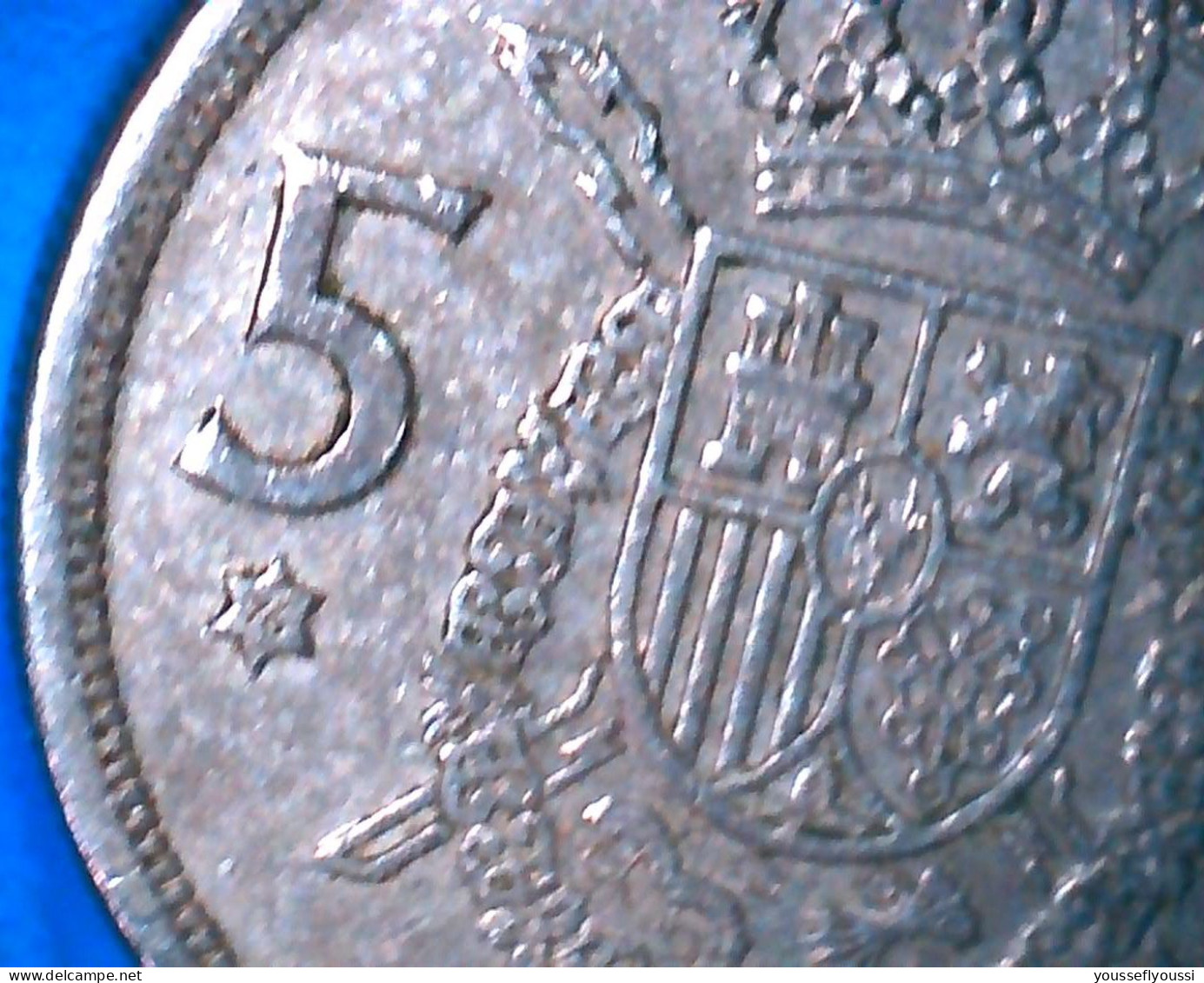 5 Pesetas Del Rey Juan Carlos I, Del Año 1975. Escudo Con Estrella *76 -  Collections