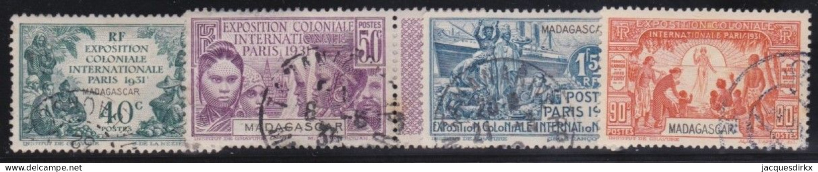 Madagascar   .  Y&T   .    179/182    .      O     .     Oblitéré - Used Stamps