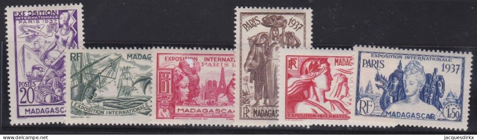 Madagascar   .  Y&T   .    193/198  .      *     .     Neuf Avec Gomme - Unused Stamps