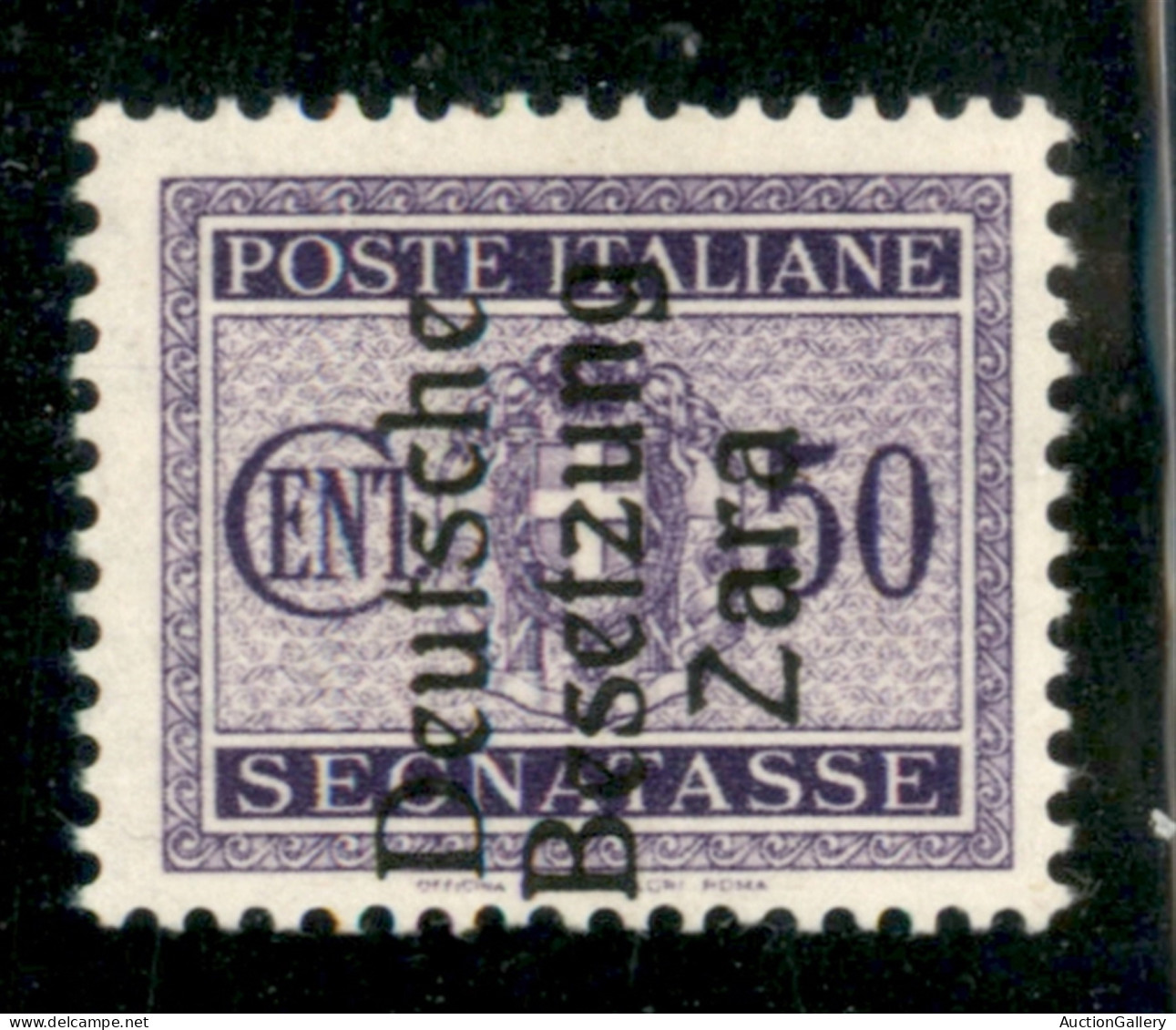 Occupazioni Straniere Di Territori Italiani - Occupazione Tedesca - Zara - 1943 - 50 Cent Segnatasse (7/II) - Gomma Inte - Other & Unclassified