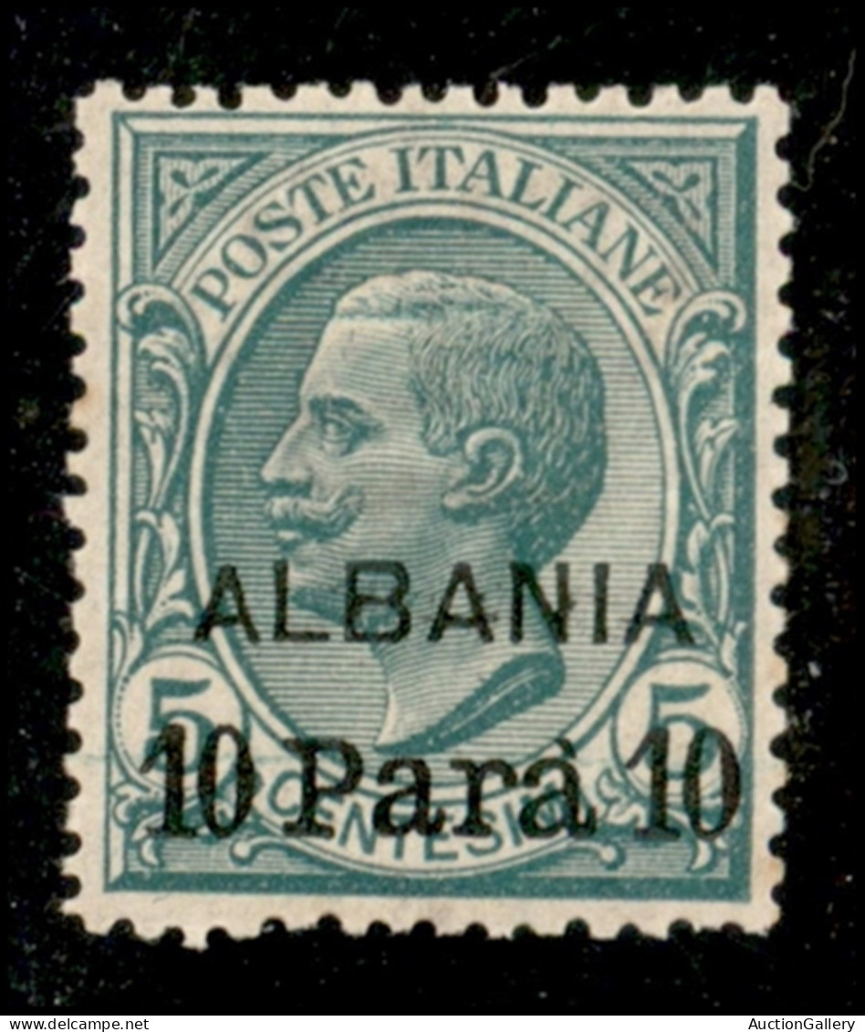 Uffici Postali All'Estero - Levante - Albania - 1907 - 10 Para Su 5 Cent (7) - Gomma Integra - Ottimamente Centrato - Di - Sonstige & Ohne Zuordnung