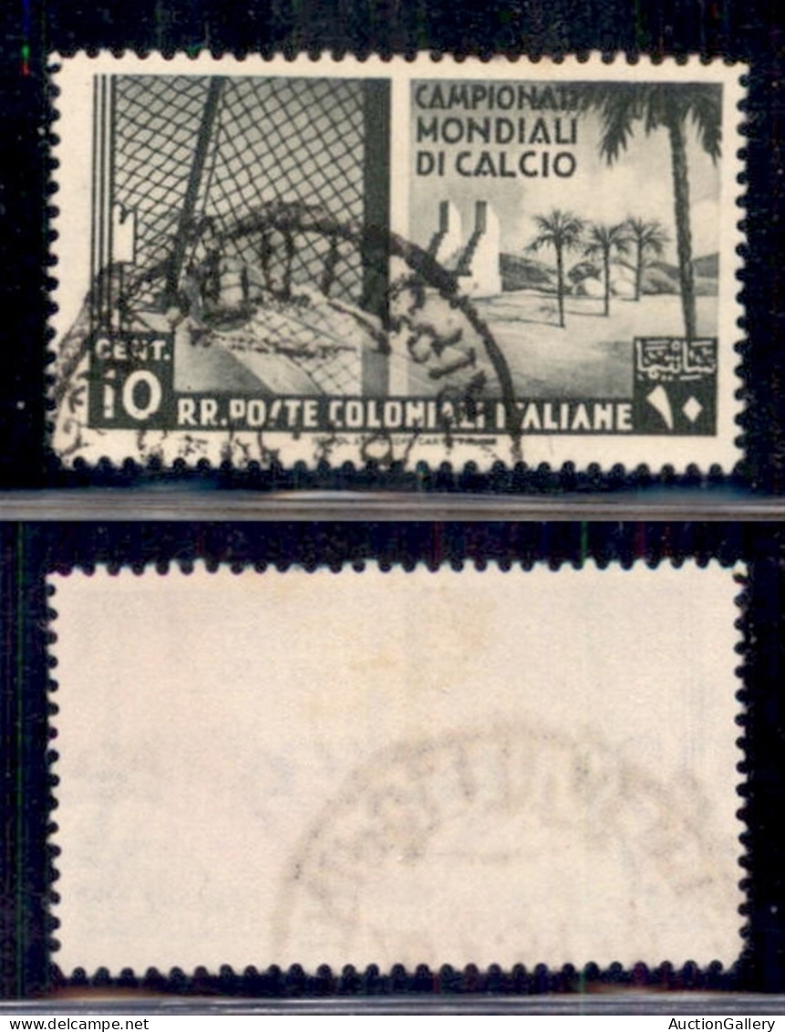 Colonie - Emissioni Generali - 1934 - 10 Cent Calcio (46) Usato (80) - Autres & Non Classés