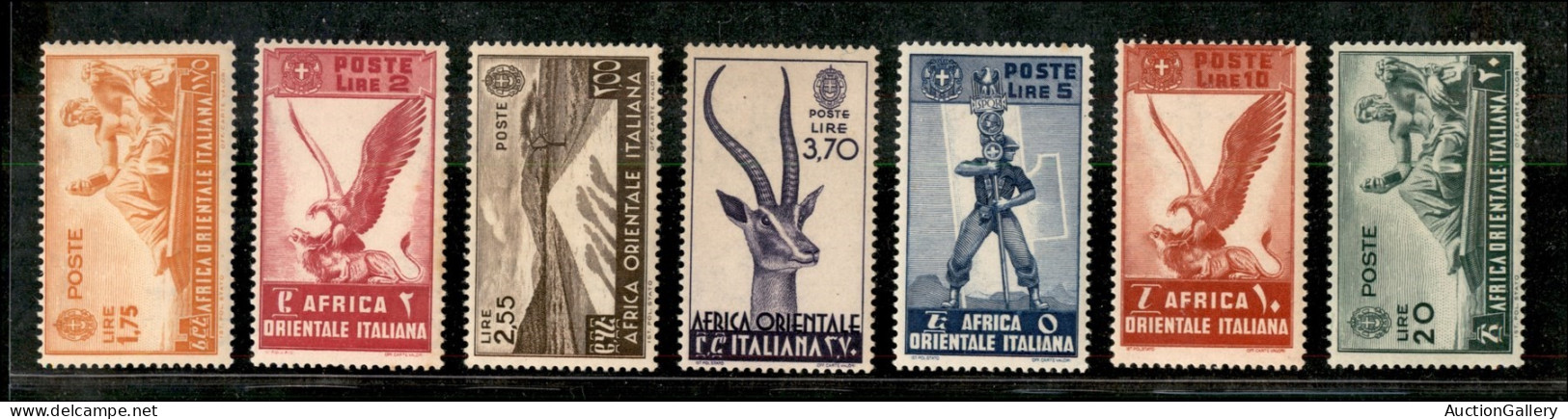 Colonie - Africa Orientale Italiana - 1938 - Pittorica (1/20 + Aerea 1/13 + Espressi 1/2) - Emissione Completa - Insieme - Andere & Zonder Classificatie