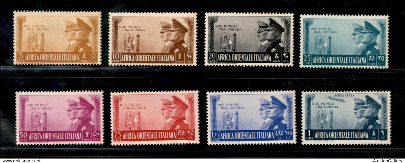 Colonie - Africa Orientale Italiana - 1941 - Fratellanza D'Armi (34/40 + Aerea 21) - Serie Completa - Gomma Originale Co - Other & Unclassified
