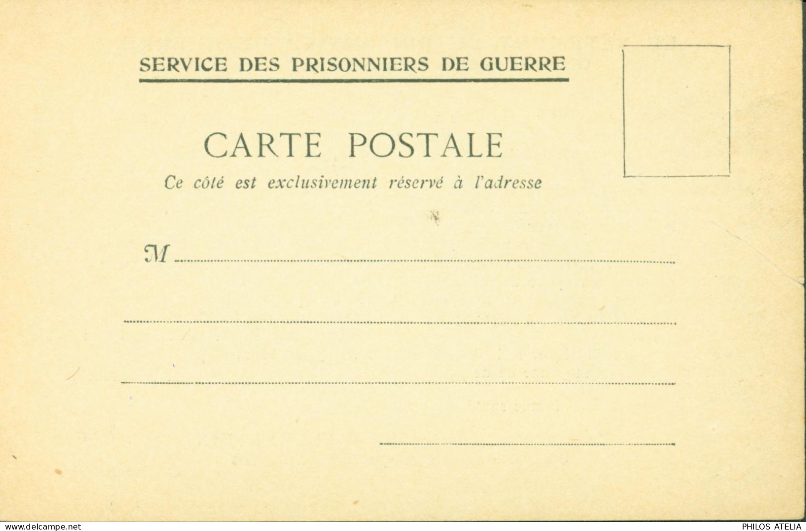 Guerre 14 CP FM Carte Franchise Militaire Pour Prisonnier De Guerre Le Vêtement Du Prisonnier De Guerre Croix Rouge - WW I