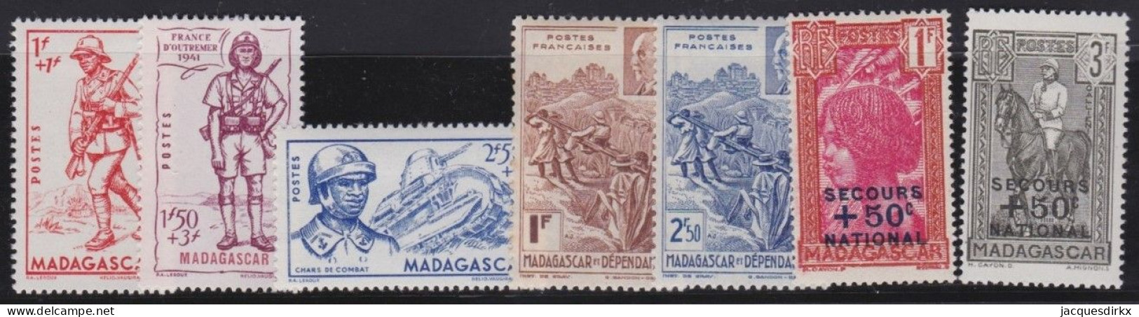 Madagascar   .  Y&T   .    226/233  .      *     .     Neuf Avec Gomme - Unused Stamps