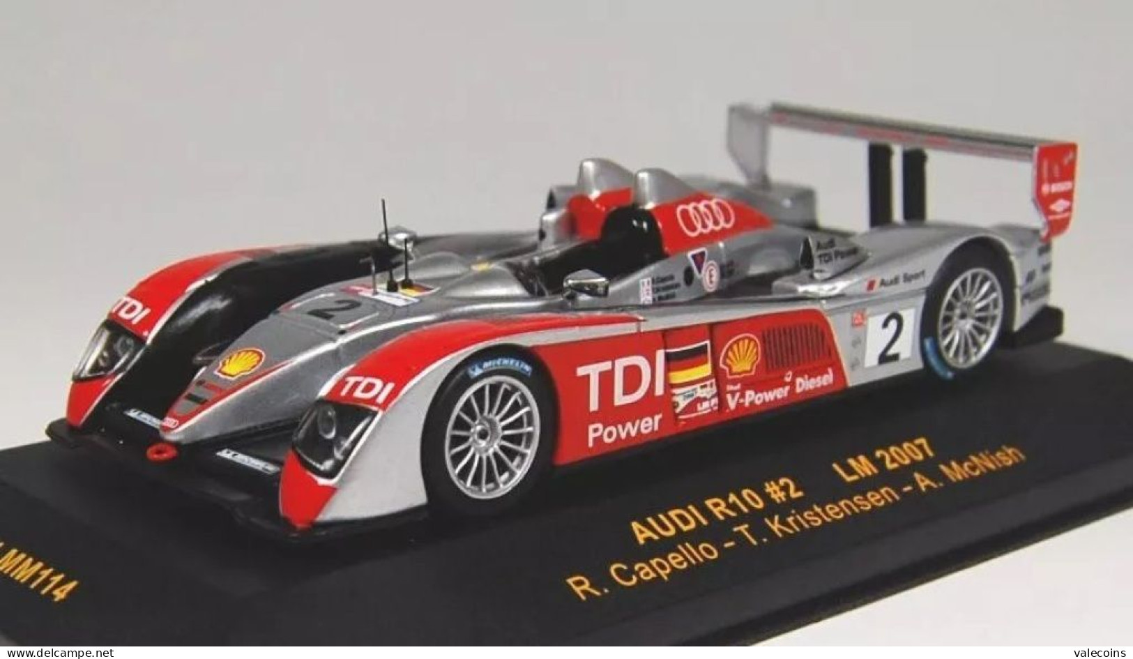 AUDI R10 - 2007 - #2 LE MANS - Capello Kristensen McNish - 1/43 IXO - Autres & Non Classés