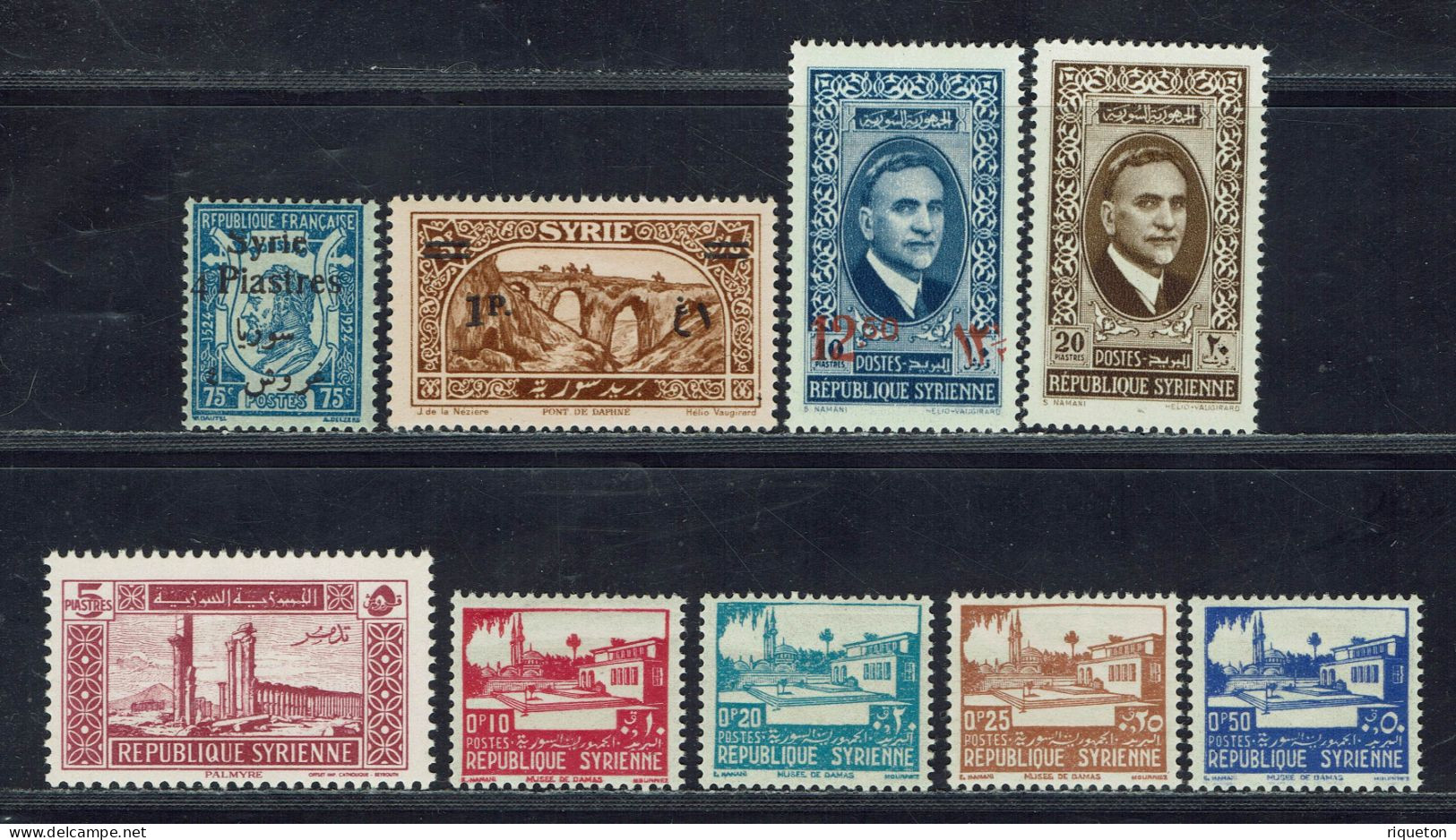 Syrie. N° 153* 199* 247* 248* 249* 250* 251* 252* 253* TB. - Unused Stamps