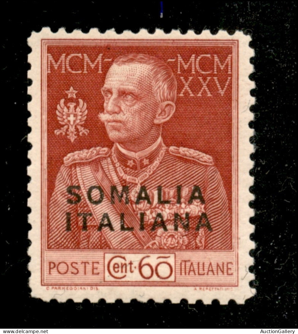 Colonie - Somalia - 1925 - 60 Cent Giubileo (67 - Dentellato 11) - Gomma Integra - Angolo Inferiore Sinistro Arrotondato - Sonstige & Ohne Zuordnung