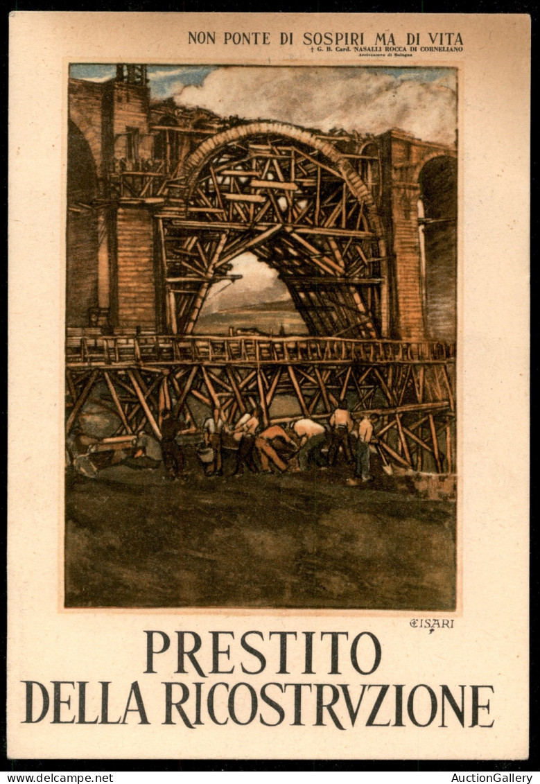 Repubblica - Serie Completa Avvento (566/573) Su Sei Cartoline Celebrative Prestito Della Ricostruzione - Sonstige & Ohne Zuordnung