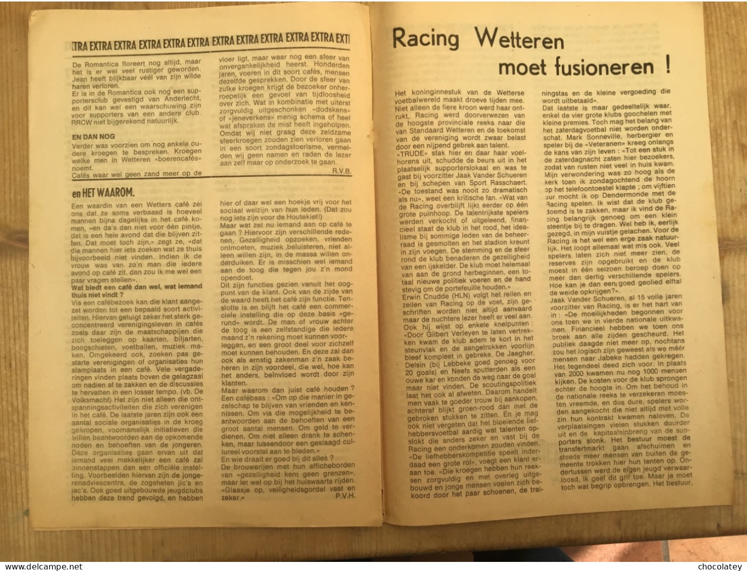 Wetteren Trude 1 1981 Kroeglopen Bier Cafés In Wetteren Raming Wetteren - Histoire