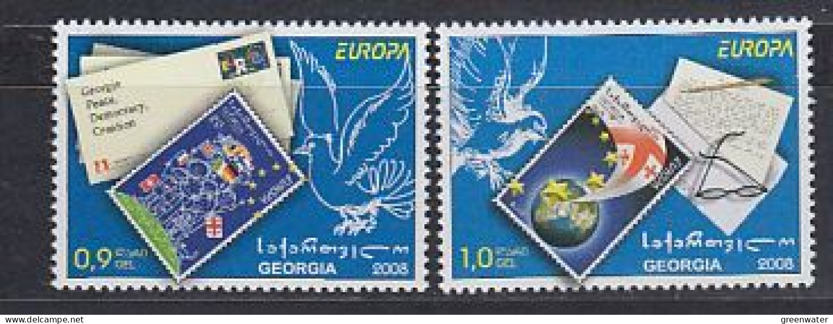 Europa Cept 2008 Georgia 2v ** Mnh (59428) - 2008