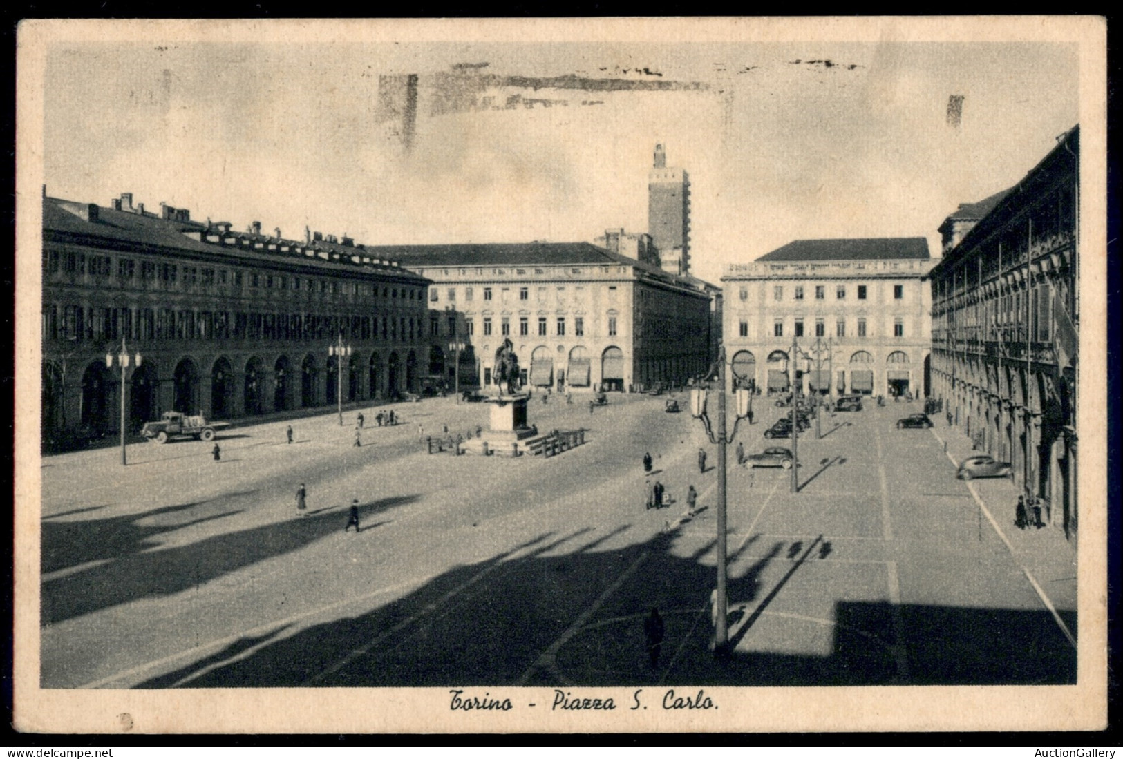 Repubblica - Cartolina Da Torino A Saluzzo Del 18.VIII.48 Con Due 6 Lire Risorgimento (583) - Altri & Non Classificati