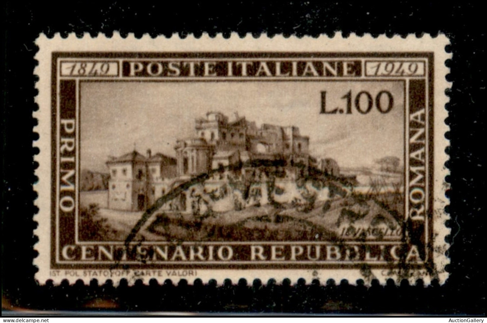 Repubblica - 1949 - 100 Lire Repubblica Romana (600) - Usato - Autres & Non Classés