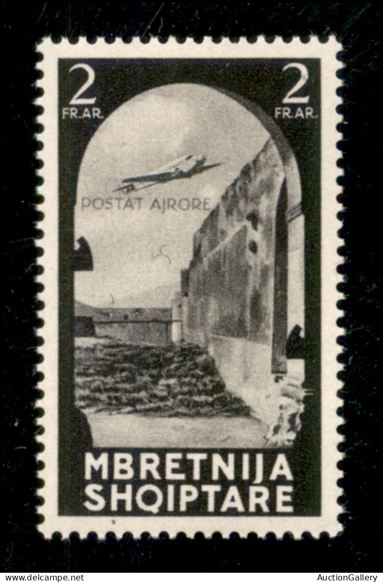 EUROPA - ALBANIA - 1940 - 2 Franchi Posta Aerea (10) - Gomma Integra - Other & Unclassified