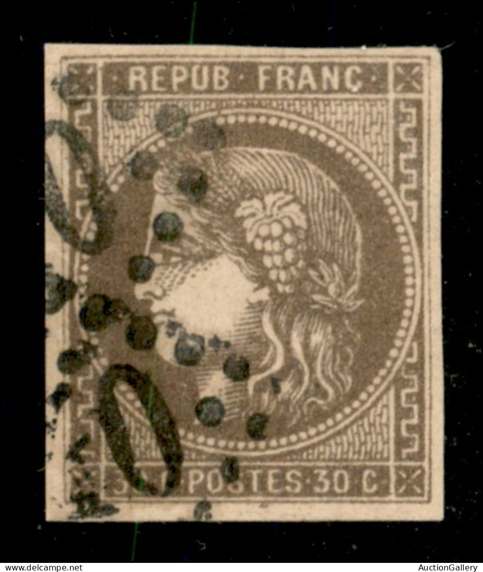 EUROPA - FRANCIA - 1870 - 30 Cent (42) Usato - A. Diena - Otros & Sin Clasificación