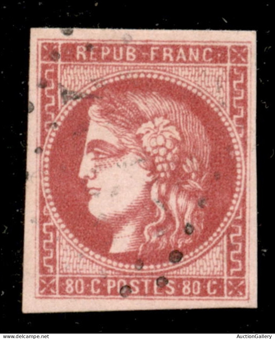 EUROPA - FRANCIA - 1870 - 80 Cent (44) Usato - Otros & Sin Clasificación