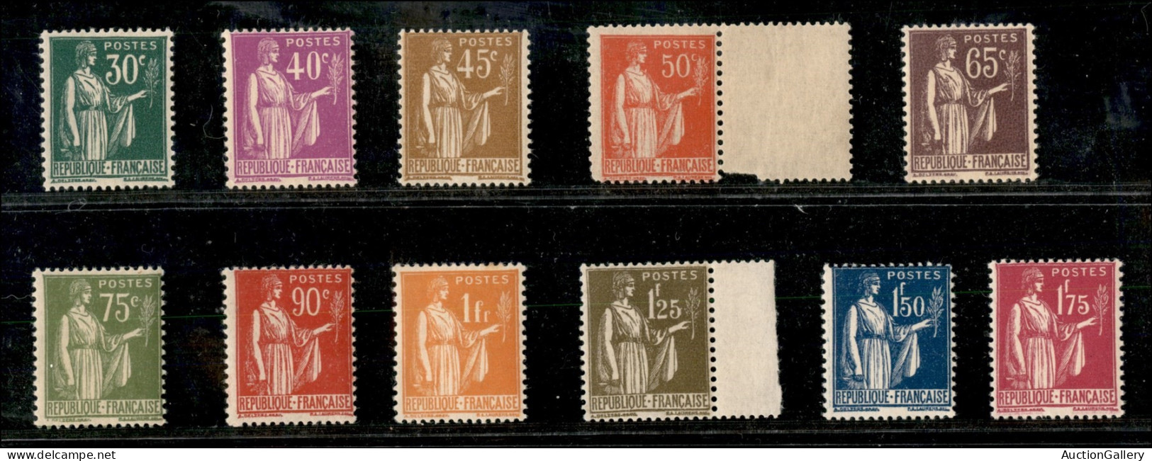 EUROPA - FRANCIA - 1932 - Allegoria (273/283) - Serie Completa - Gomma Integra - Altri & Non Classificati
