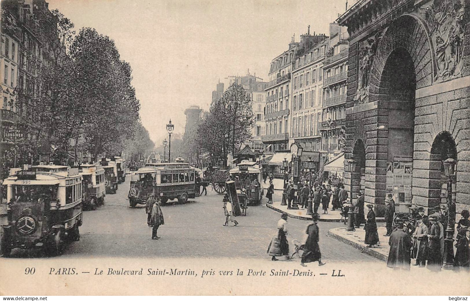 PARIS     BOULEVARD ST MARTIN  PORTE DE ST DENIS   TRAMWAY - Arrondissement: 10