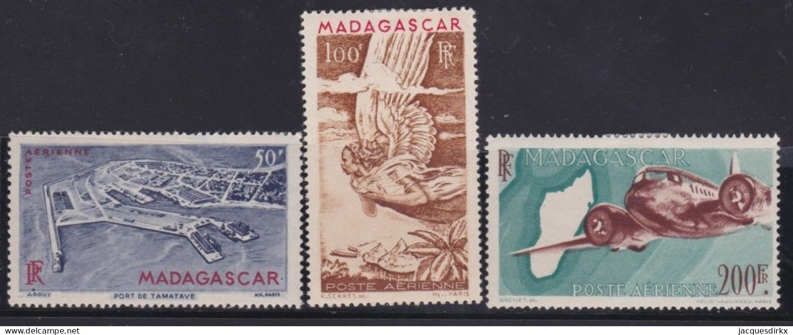 Madagascar   .  Y&T   .    PA 63/64A    .      *     .     Neuf Avec Gomme - Ungebraucht