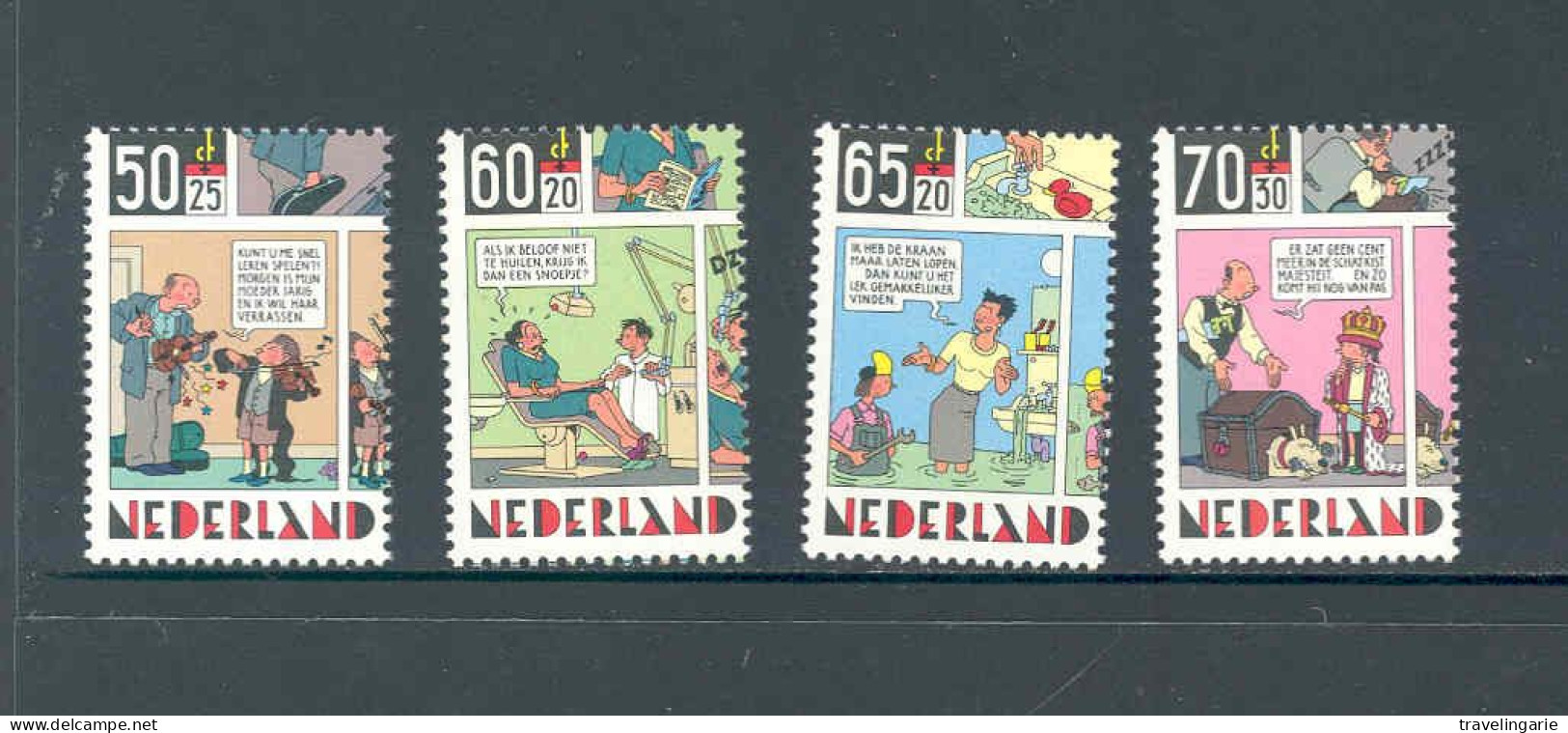 Netherlands  1984 Cartoons NVPH 1316/9 Yvert 1229-32 MNH ** - Stripsverhalen