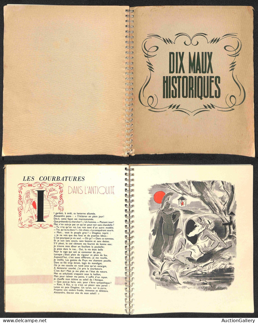 DOCUMENTI/VARIE - 1941 - Dix Maux Historiques - Valincourt/Leconte - Fascicolo Pubblicitario Illustrato Del Medicinale A - Sonstige & Ohne Zuordnung