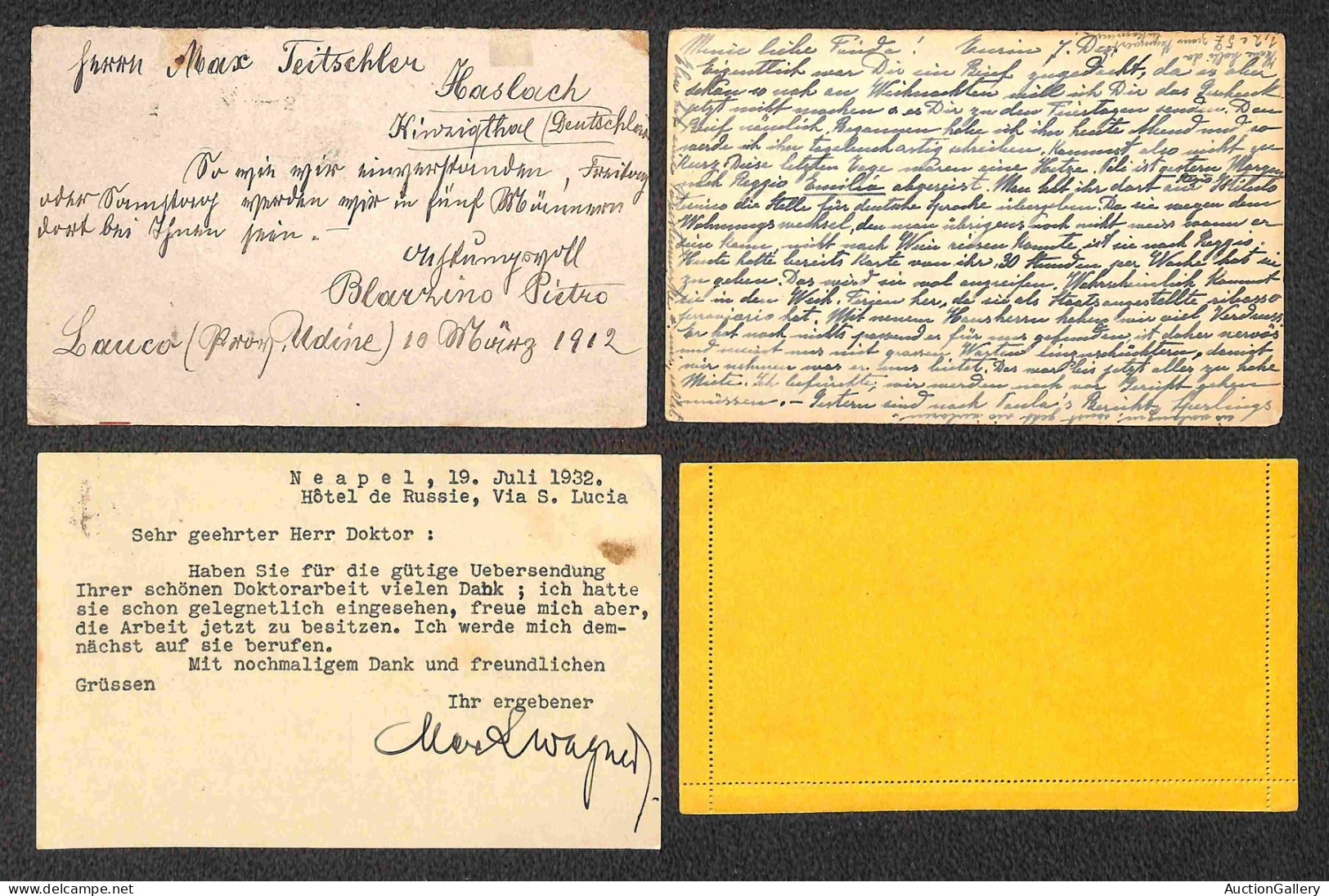 LOTTI & COLLEZIONI - REGNO - INTERI - 1861/1929 - Insieme Di 34 Cartoline Usate - Sonstige & Ohne Zuordnung