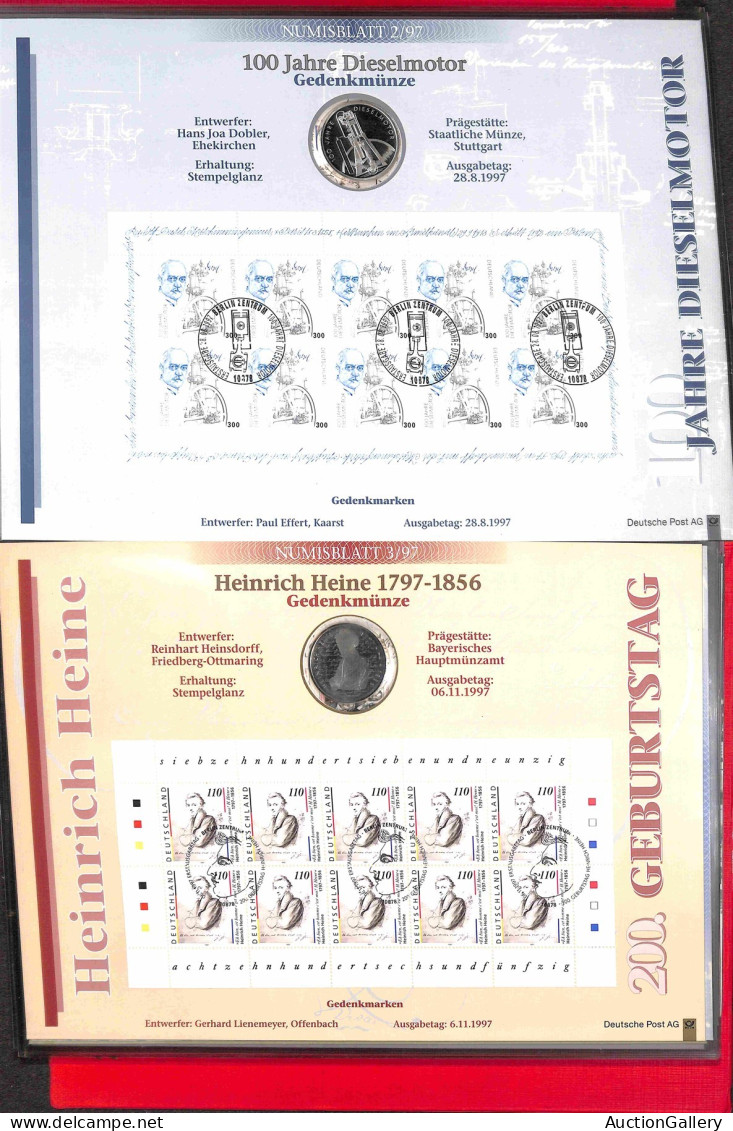 LOTTI & COLLEZIONI - NUMISBLATT - 1997/2002 - Collezione Di 17 Diversi In Album - Autres & Non Classés