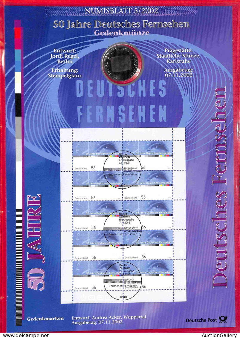 LOTTI & COLLEZIONI - NUMISBLATT - 1997/2002 - collezione di 17 diversi in album
