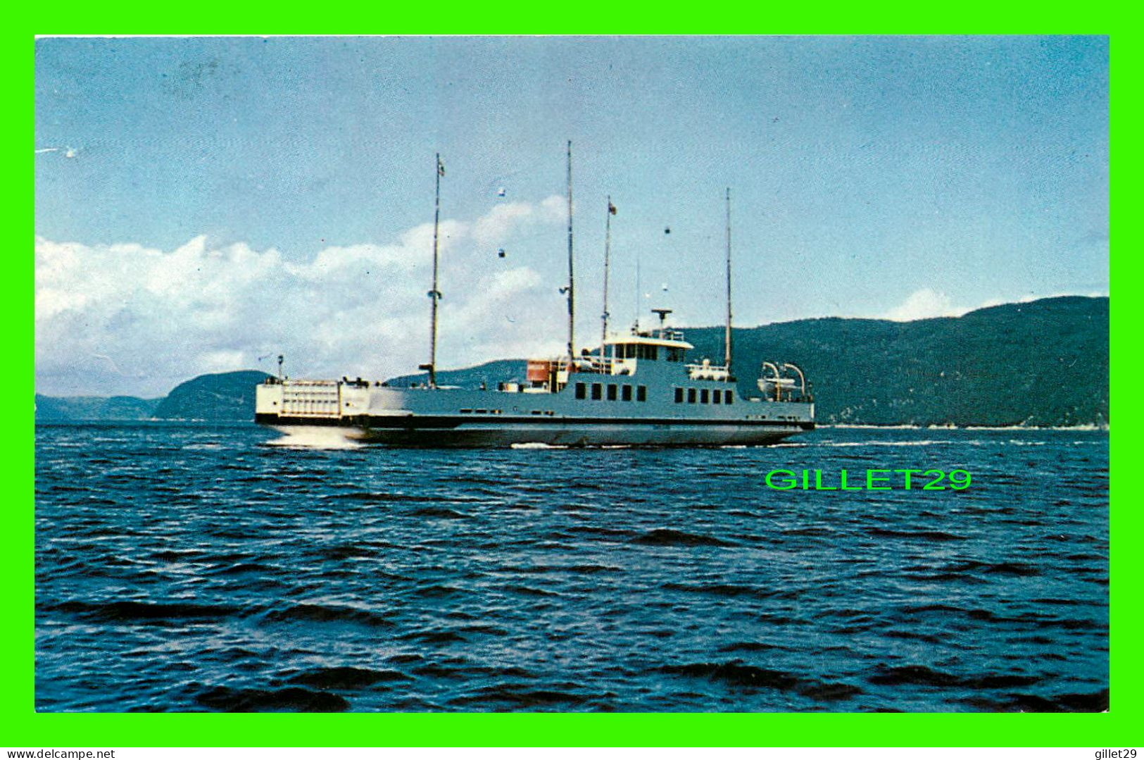 FERRY " M. V, CHARLEVOIX " - TRAVEL IN 1970 - LES AGENCES KENT ENR, - - Veerboten