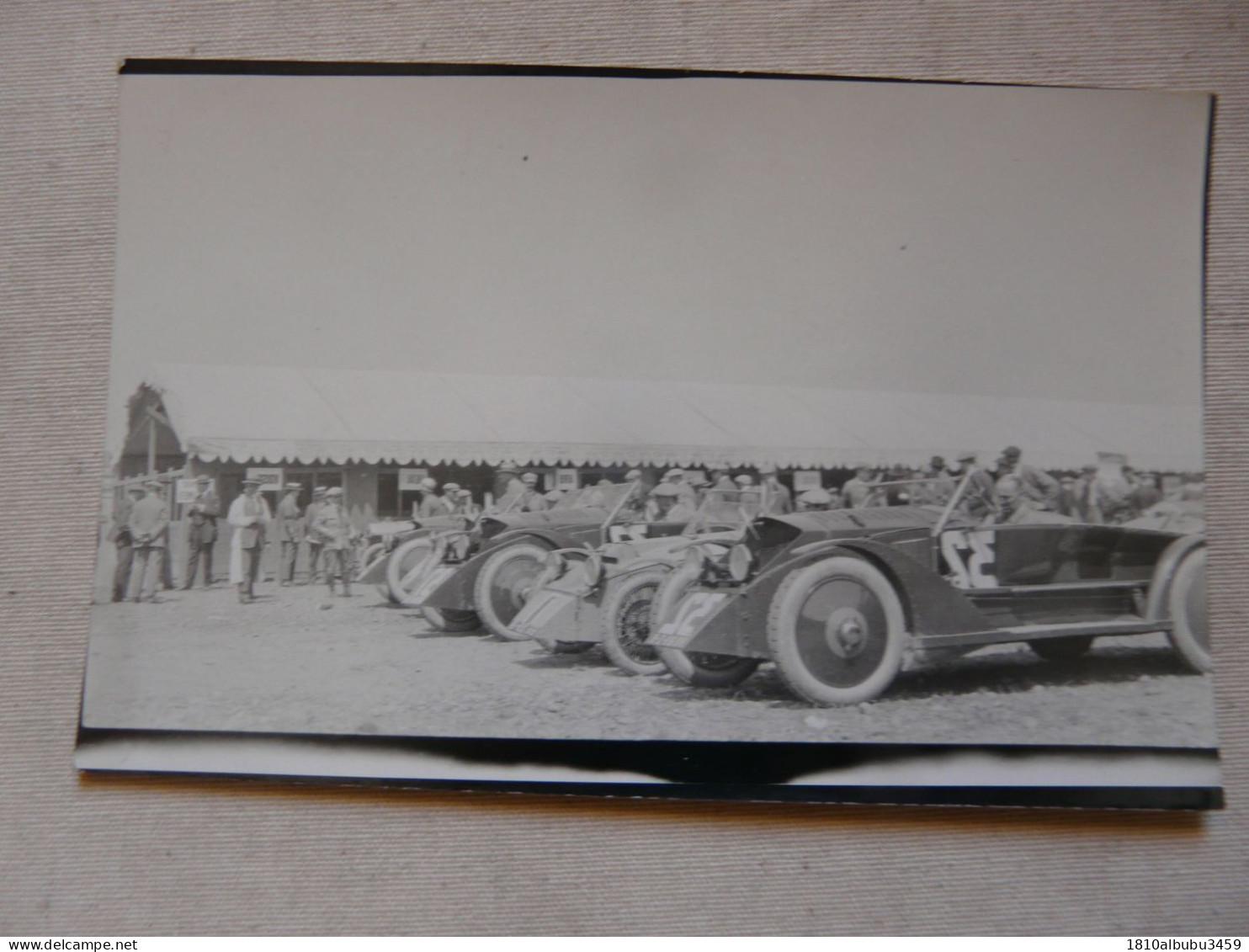 EXCEPTIONNEL - CARTE PHOTO : Gabriel VOISIN - Circuit De Lyon - Circuit D'Europe 1928 - Scène Animée - Sonstige & Ohne Zuordnung