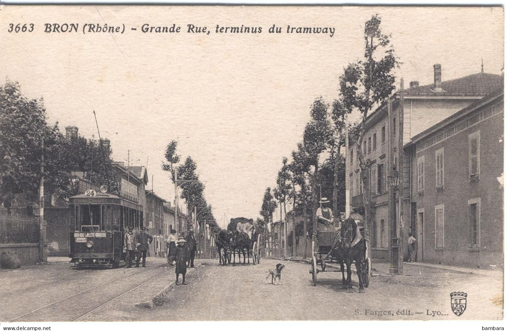 BRON - Grande Rue - Terminus Du Tramway. - Bron