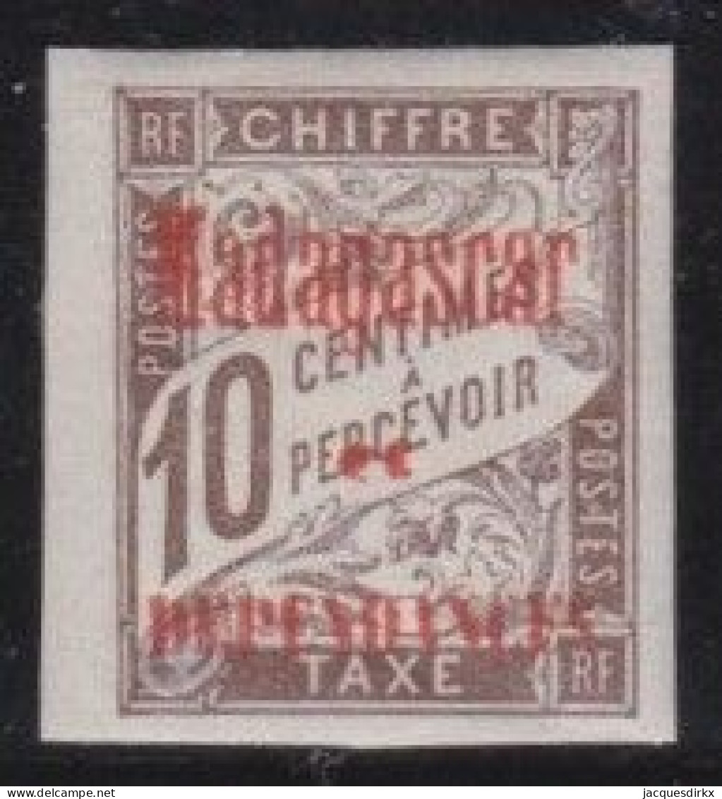 Madagascar   .  Y&T   .    Taxe  2   .      *     .     Neuf Avec Gomme - Unused Stamps