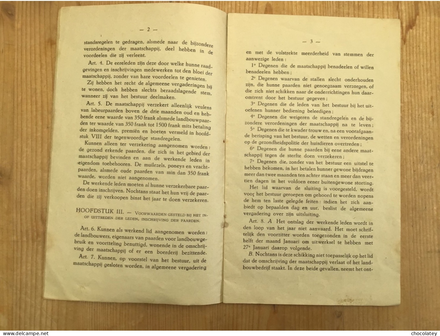 Sint Antonius Gilde Serskamp Tegen Sterfte Onder Paarden 1901 Wetteren16blz - Anciens