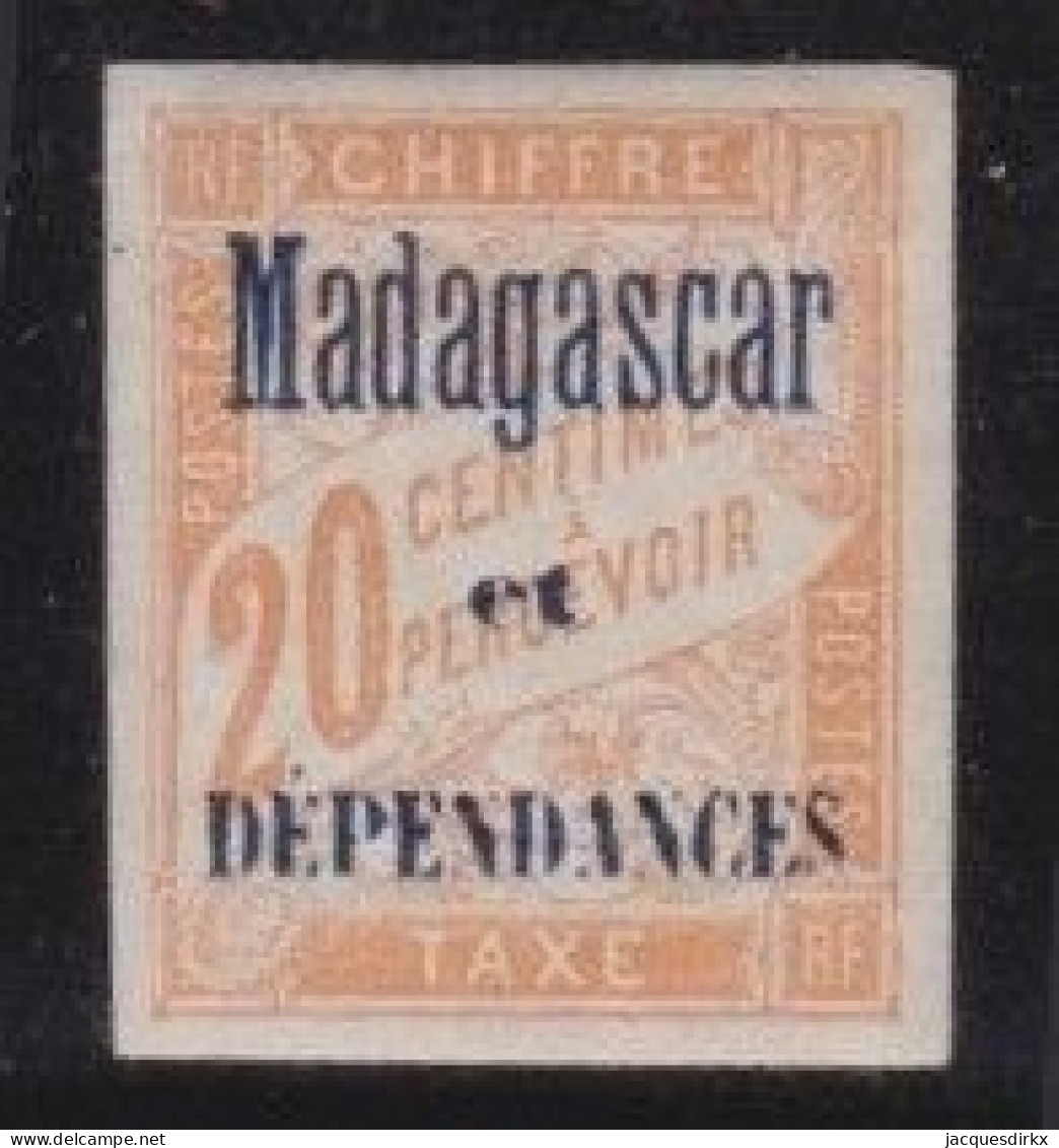 Madagascar   .  Y&T   .     Taxe  3     .      *     .     Neuf Avec Gomme - Neufs