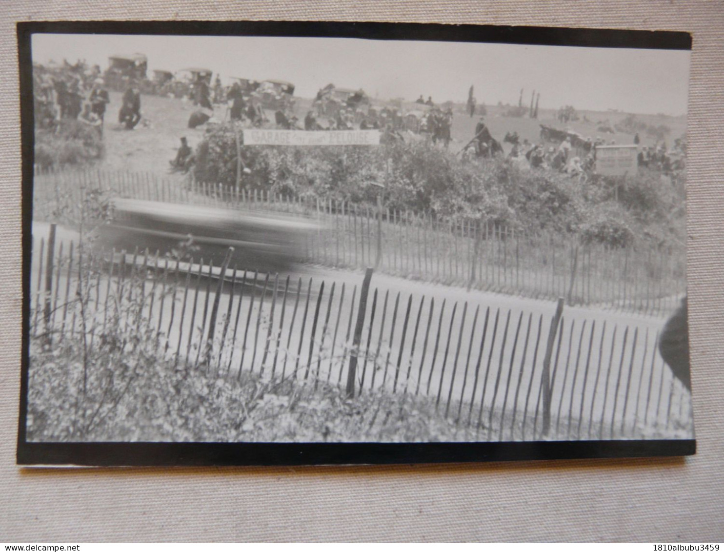 EXCEPTIONNEL - CARTE PHOTO (prise Au 100e De Seconde) : Gabriel VOISIN - Circuit De Lyon - Circuit D'Europe 1928 - Sonstige & Ohne Zuordnung