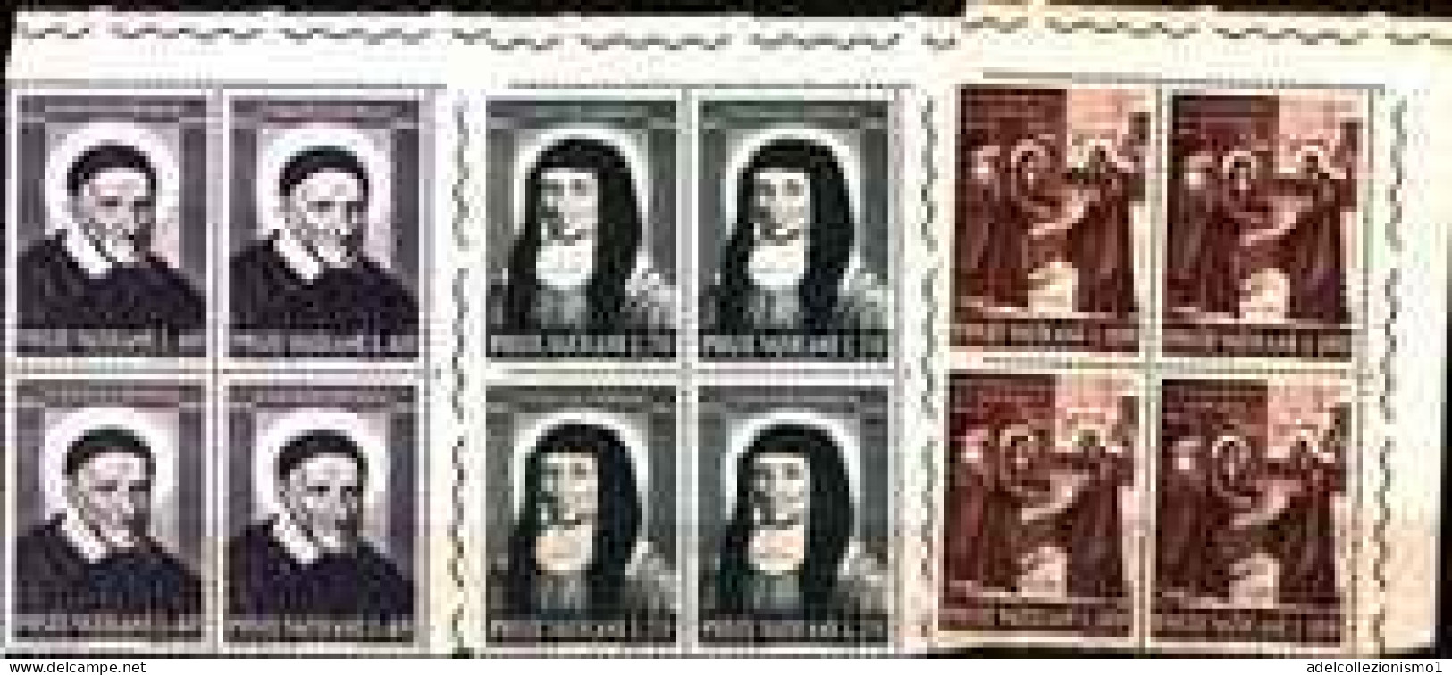 74126)  VATICANO LOTTO QUARTINE IN SERIE COMPLETE MNH** FOTO INDICATIVA - Nuevos