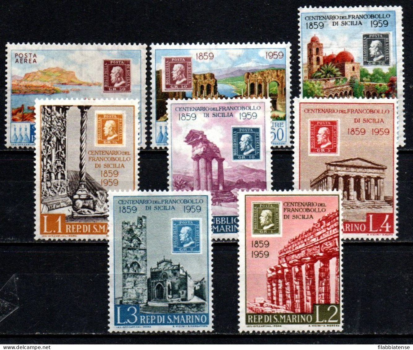 1959 - San Marino 503/09 + PA 131 Francobolli Di Sicilia   ++++++++ - Unused Stamps