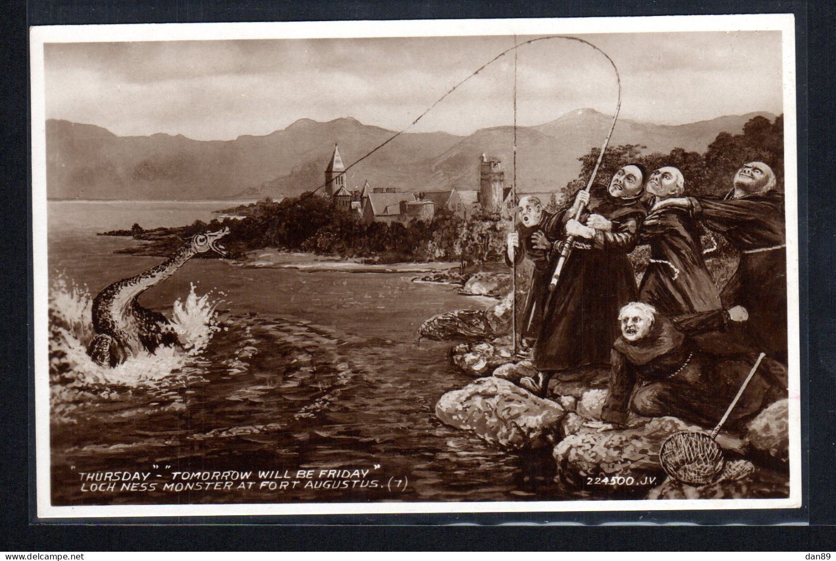 MONSTRE DU LOCH NESS N° 7 V.1930 - LOCH NESS MONSTER - NESSIE SCOTLAND - K5 - Contes, Fables & Légendes