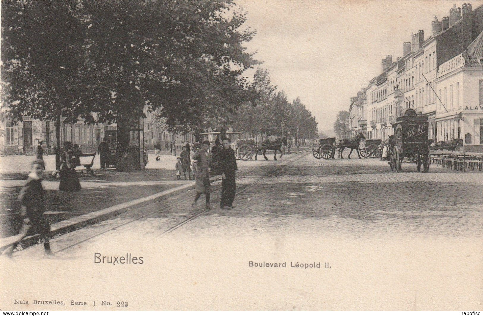 104-Bruxelles-Brussel Boulevard Léopold II - Prachtstraßen, Boulevards