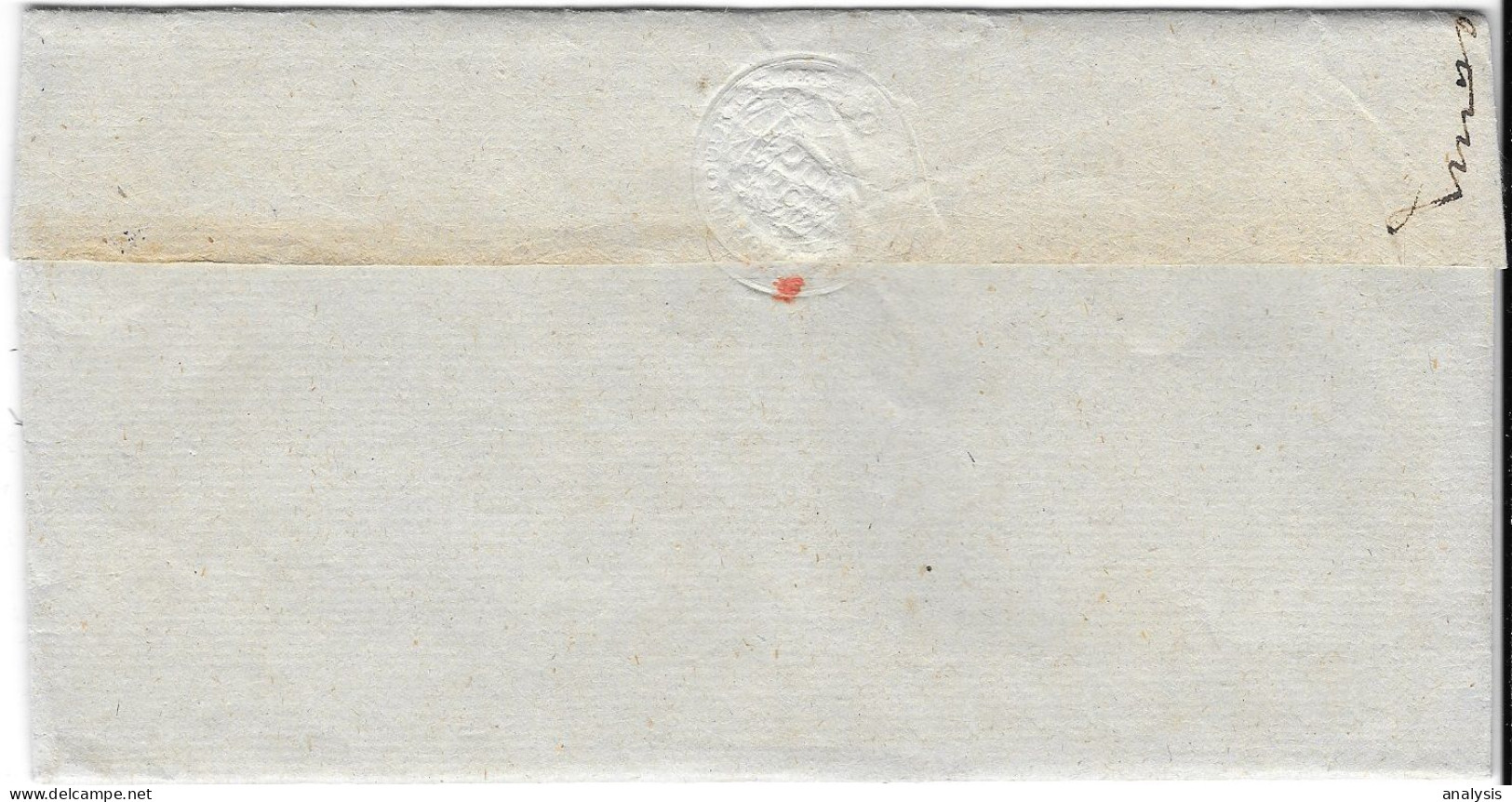 Serbia Zajecar Folded Letter Cover Mailed 1862 - Serbia