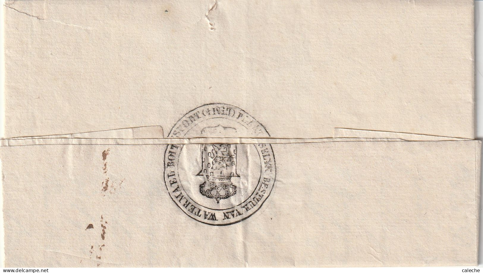 1827-Lettre En Franchise De Theodore Verhaeghen Bourgmestre Vers Distriktkommissaris  Van Brussel - 1815-1830 (Periodo Olandese)