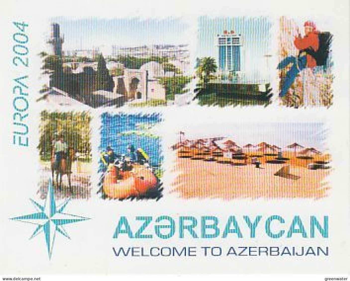 Europa Cept 2004 Azerbaijan  Booklet 2x2v ** Mnh (59434)) - 2004