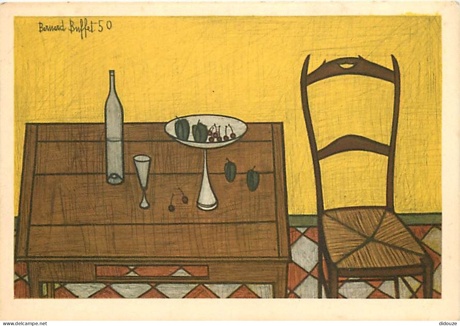 Art - Peinture - Bernard Buffet - Nature Morte à La Chaise , 1950  - Carte Neuve - CPM - Voir Scans Recto-Verso - Malerei & Gemälde
